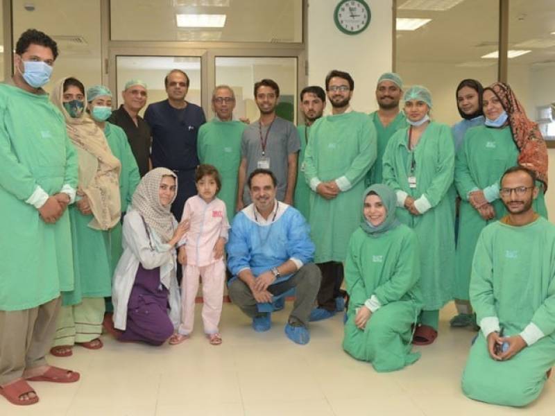 SIUT achieves milestone with first open heart surgery of a minor girl