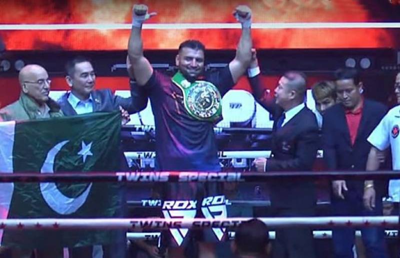 Pakistani Boxer Taimoor Khan Secures WBC Asia Heavyweight Title with Stunning Knockout Victory